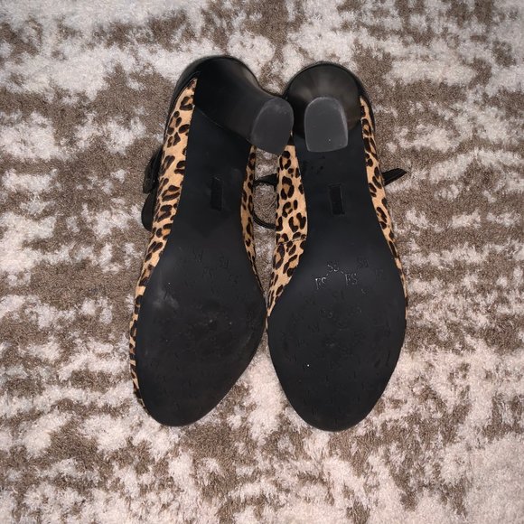 franco sarto animal print shoes